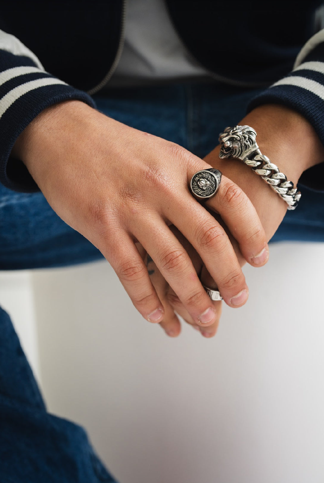 Embossed Lion Bracelet - Silver Waverley jewellery | Australia