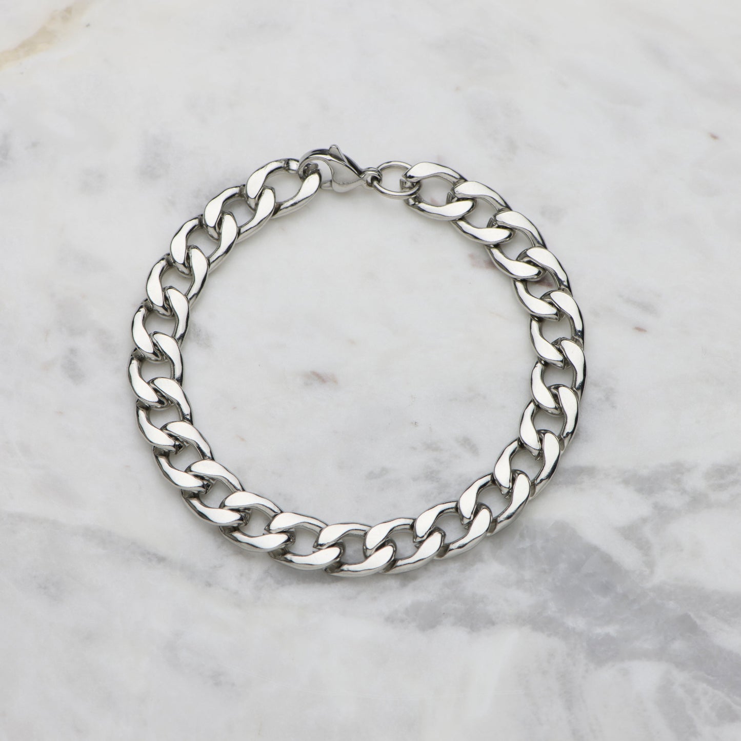 Cuban Link Bracelet silver - 8mm