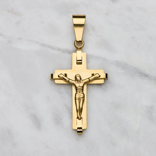 Crucifix - Gold  Waverley jewellery | Australia