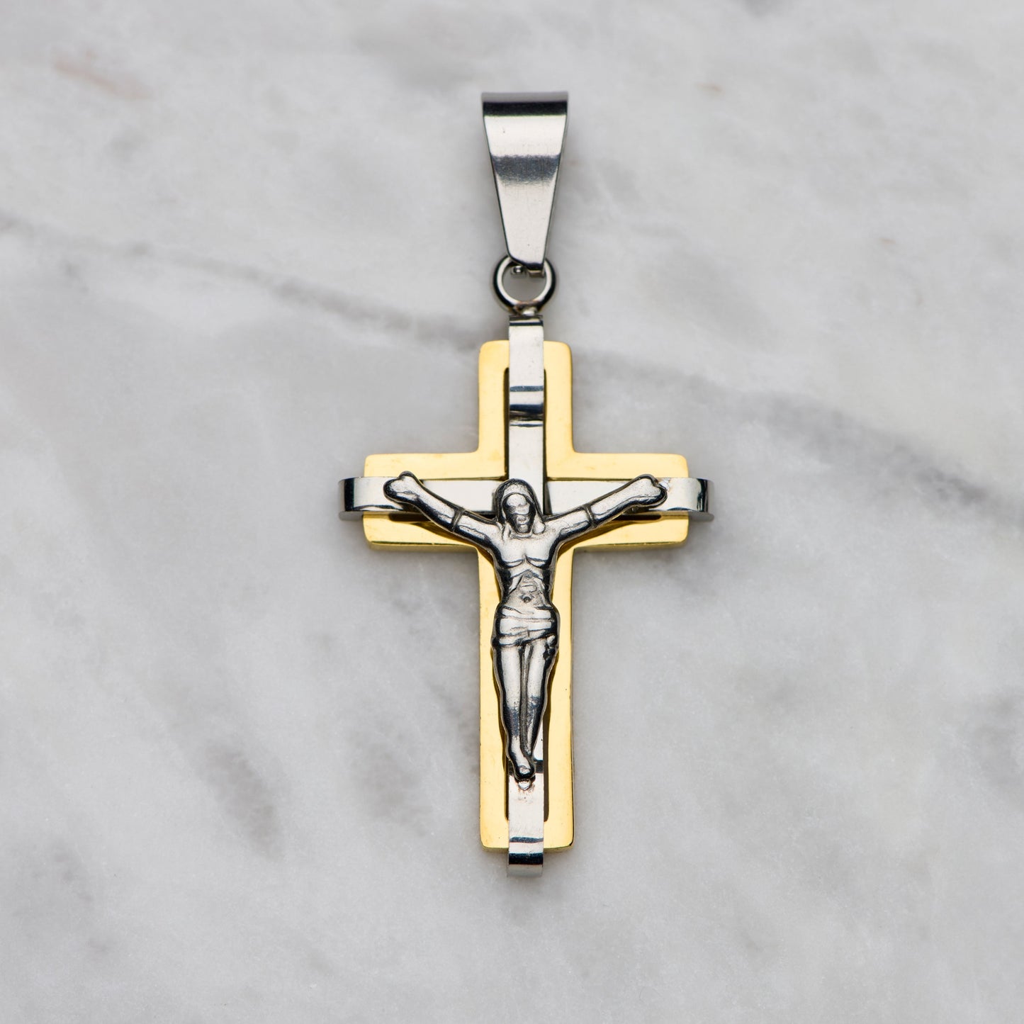 Crucifix - Gold/Silver Waverley jewellery | Australia