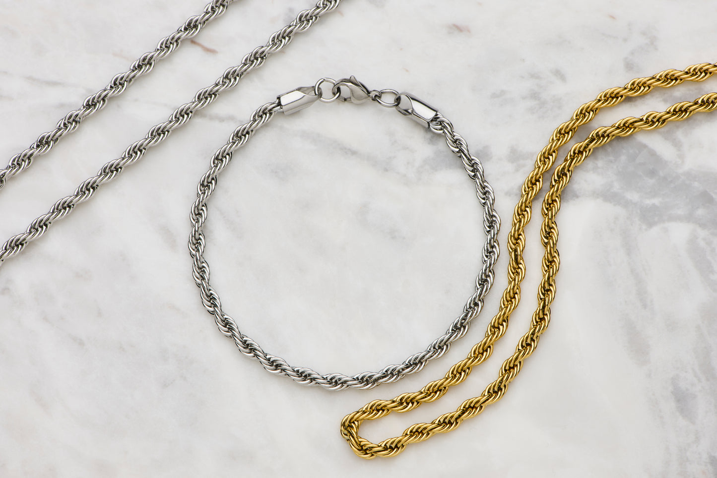 Rope Bracelet - 4mm new designs