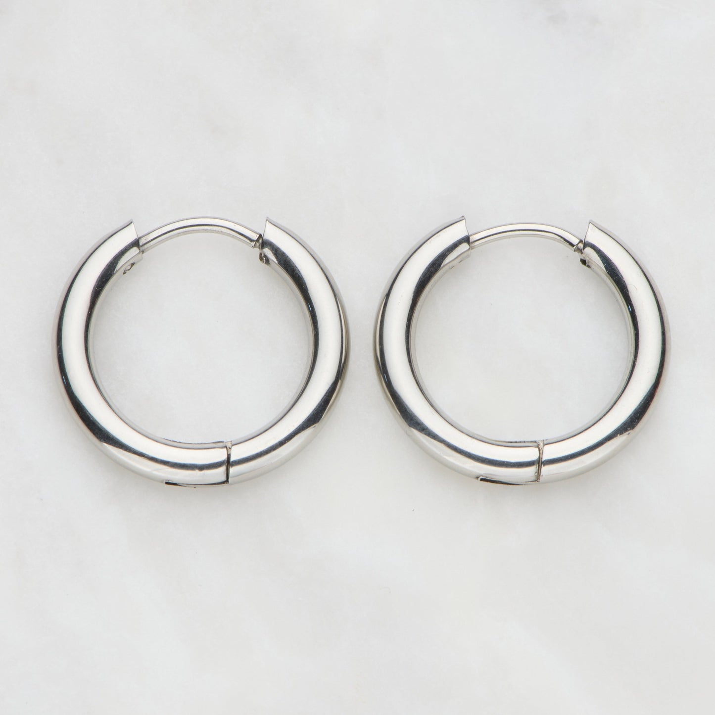 Classic Thin Hoop - Silver