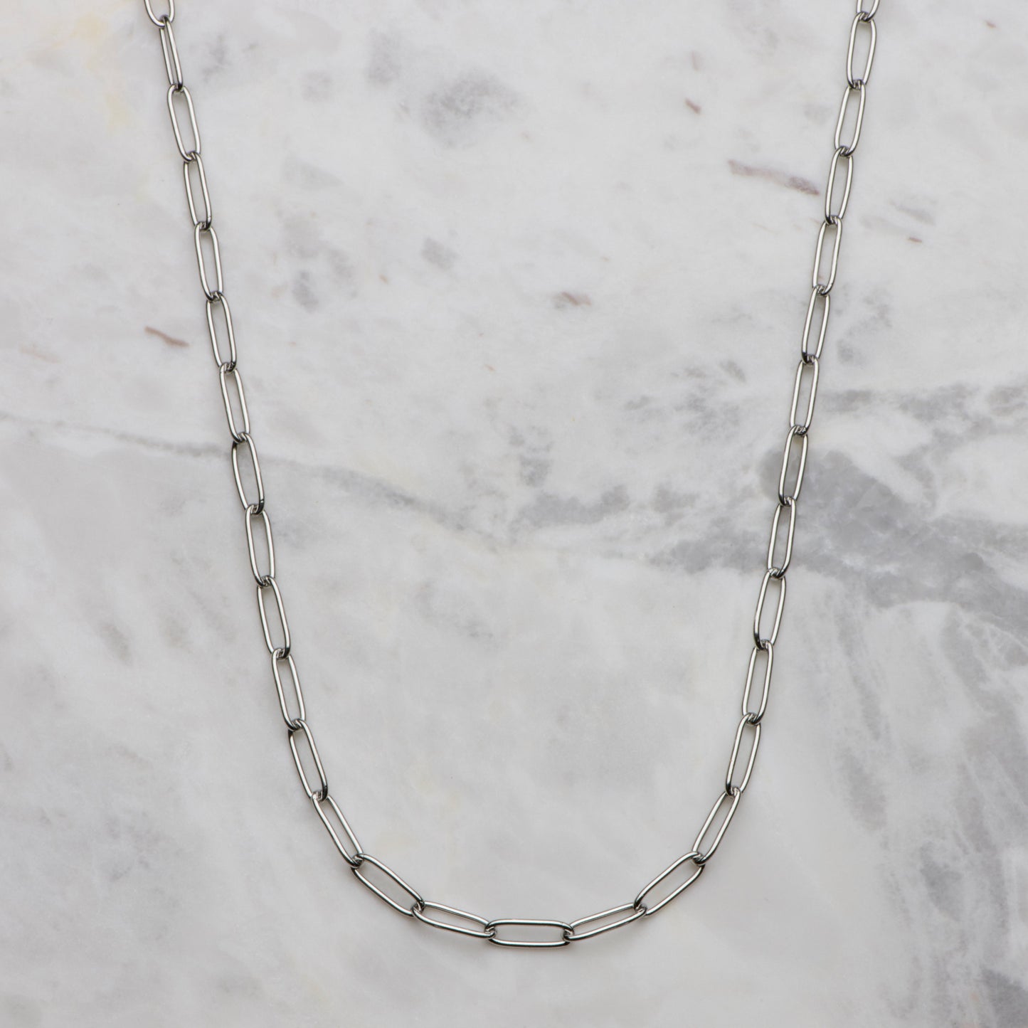 Paperclip Chain - Silver