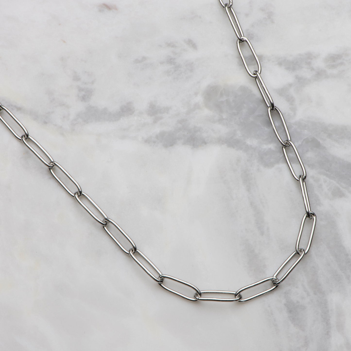 Paperclip Chain - Silver