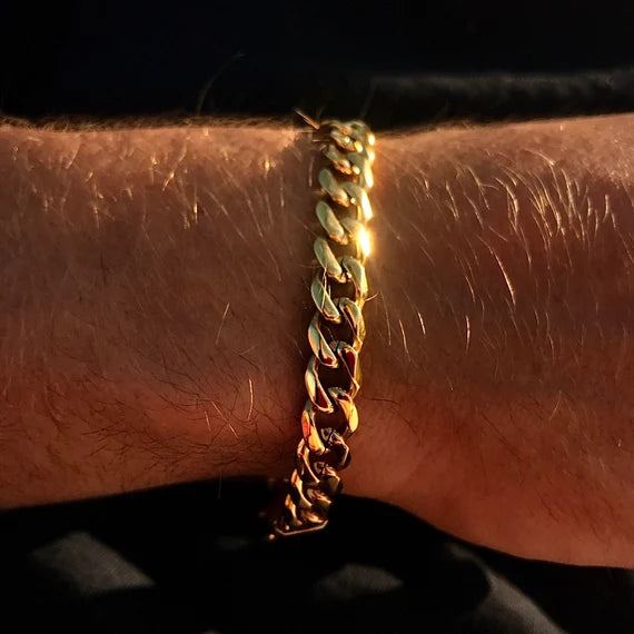 Cuban Link Bracelet - 8mm for mens