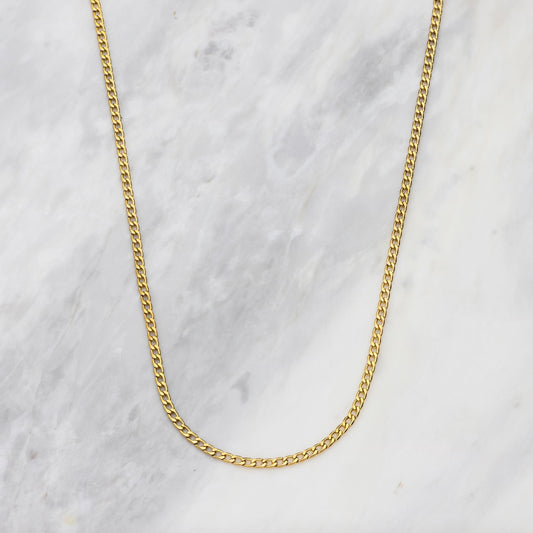 Cuban Link Chain gold - 3mm