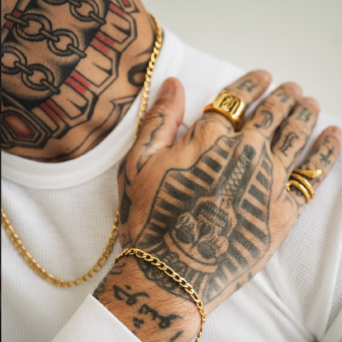 Figaro Bracelet and chain - 5mm