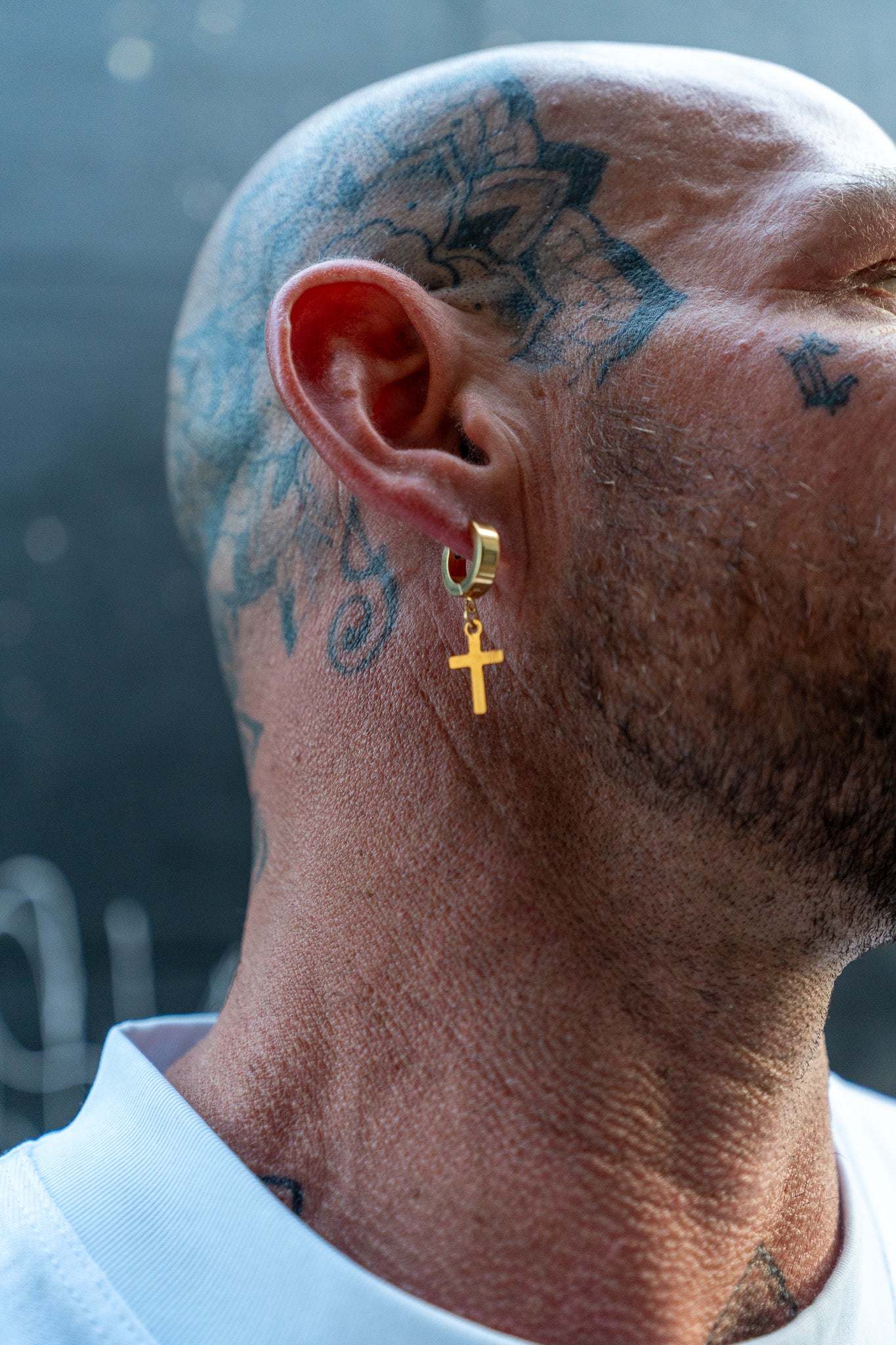 Drop Cross - Gold