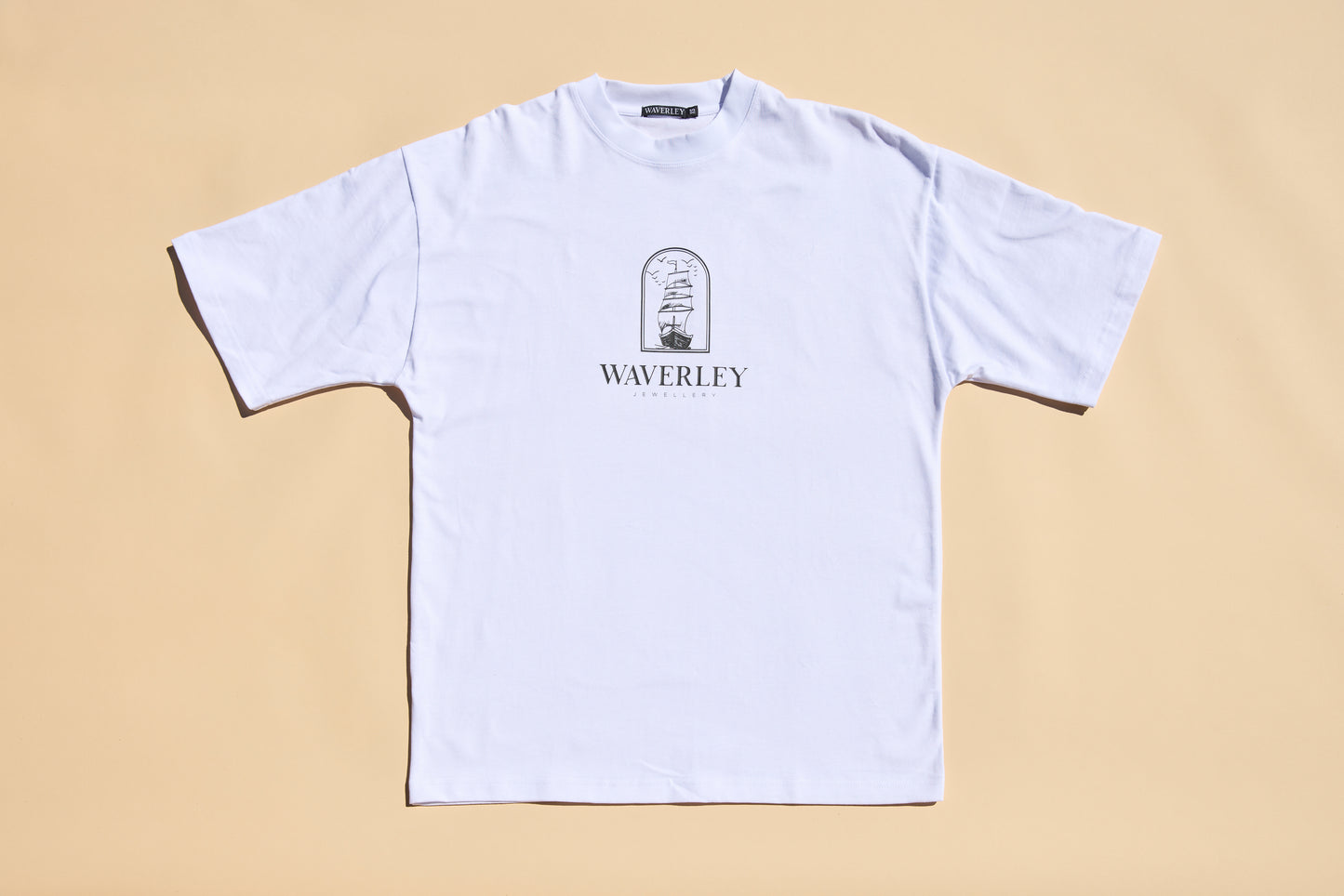 Unisex Box Tee - White Waverley jewellery