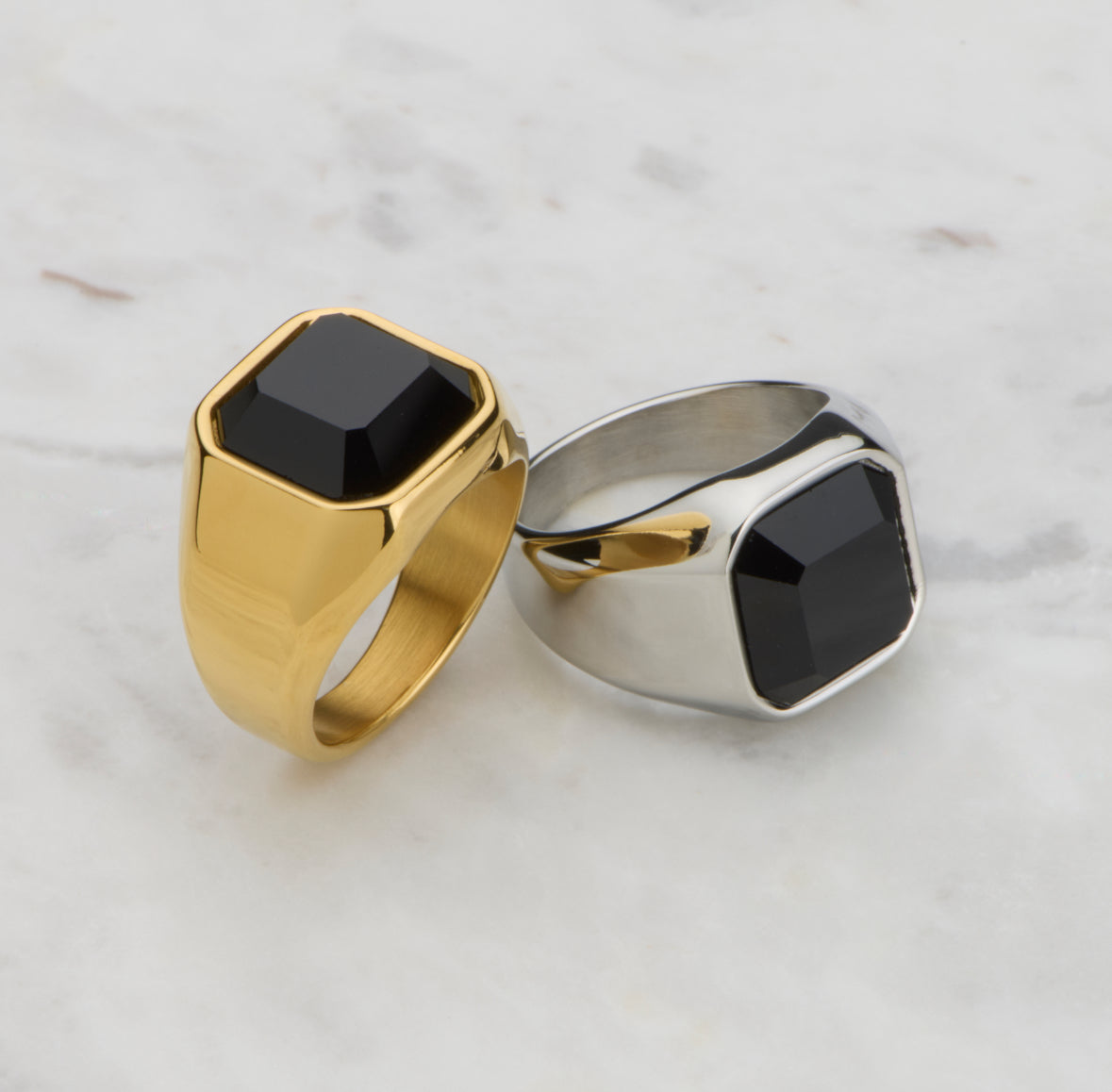 Onyx Signet - Silver