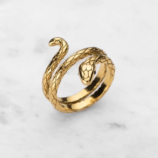 Stealth Serpent - Gold Ring