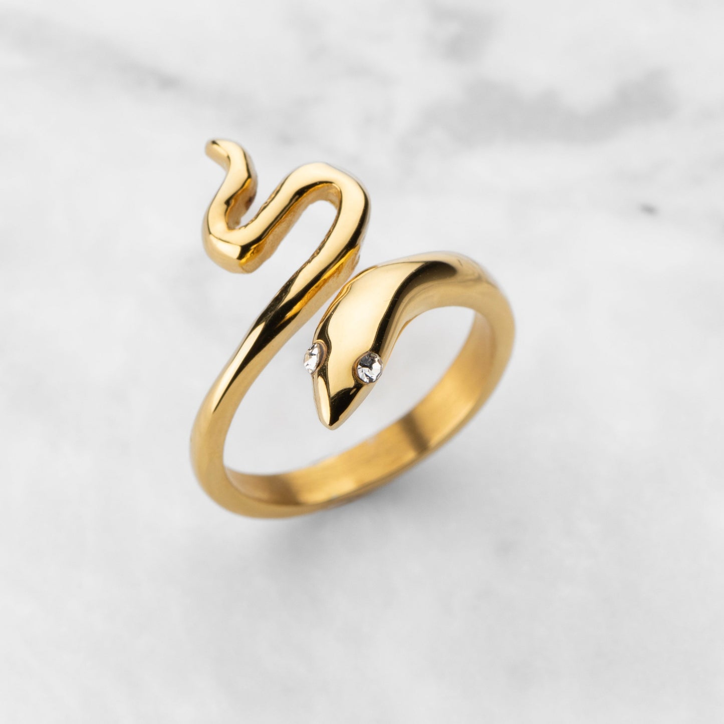 Manly Serpent - Gold Ring