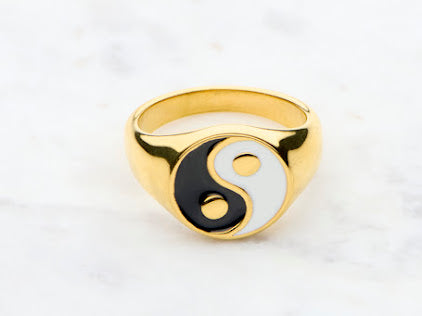 Ying Yang Signet Gold | Waverley jewellery | Australia