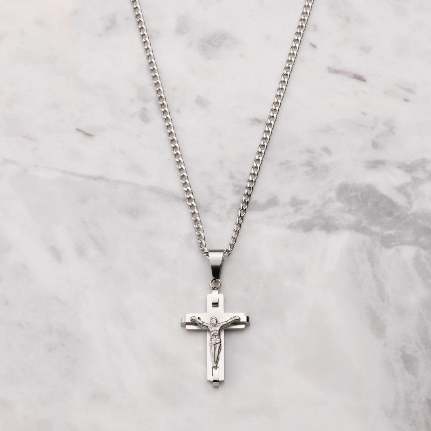 Coogee Crucifix - Silver Waverley jewellery | Australia