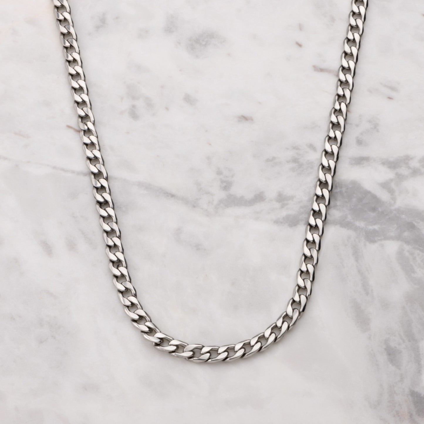 Cuban Link Chain silver - 5mm