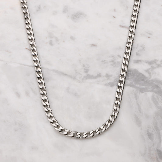 Cuban Link Chain silver - 5mm