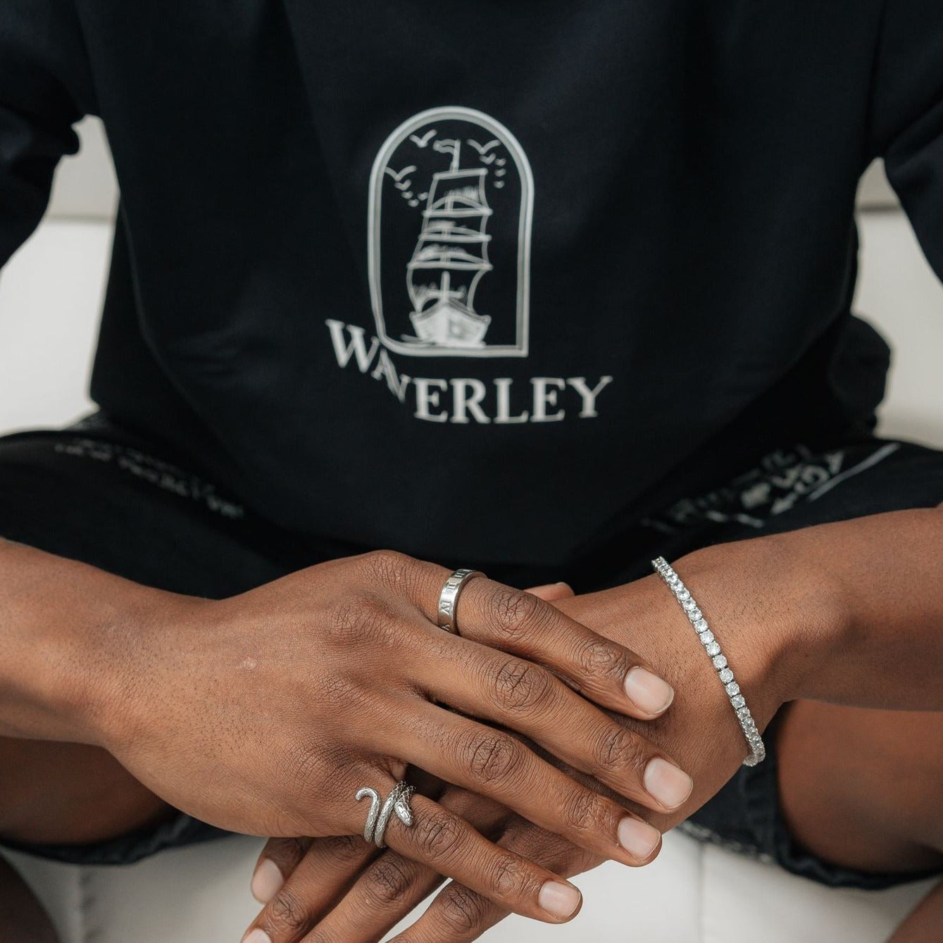 Iced Tennis Bracelet - Silver