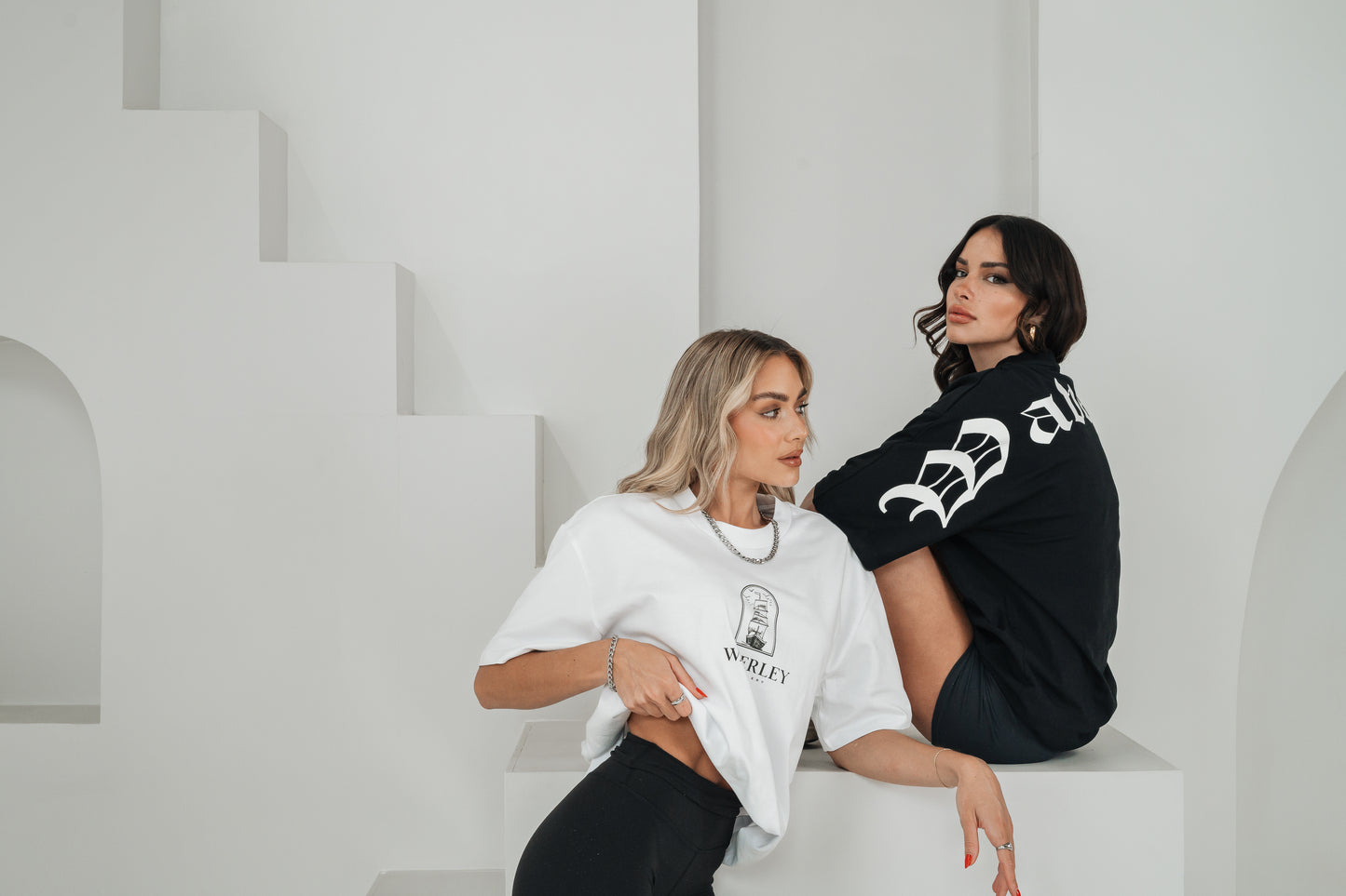 Unisex Box Tee - White Waverley jewellery