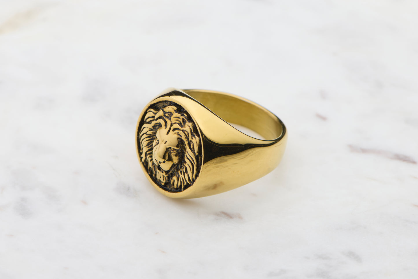 Lion Embossed - Gold