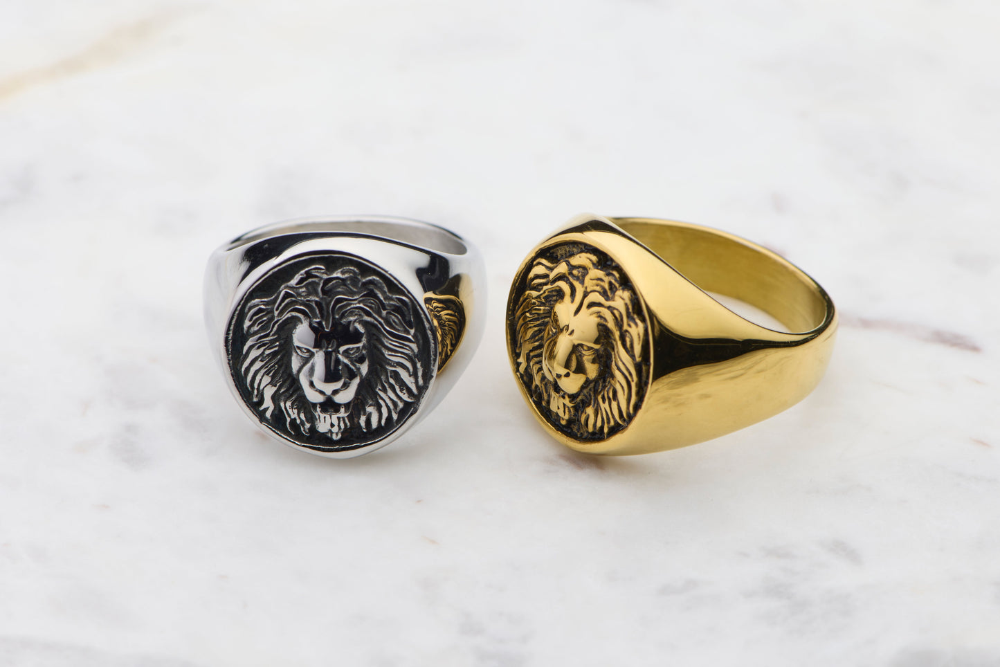 Lion Embossed - Gold