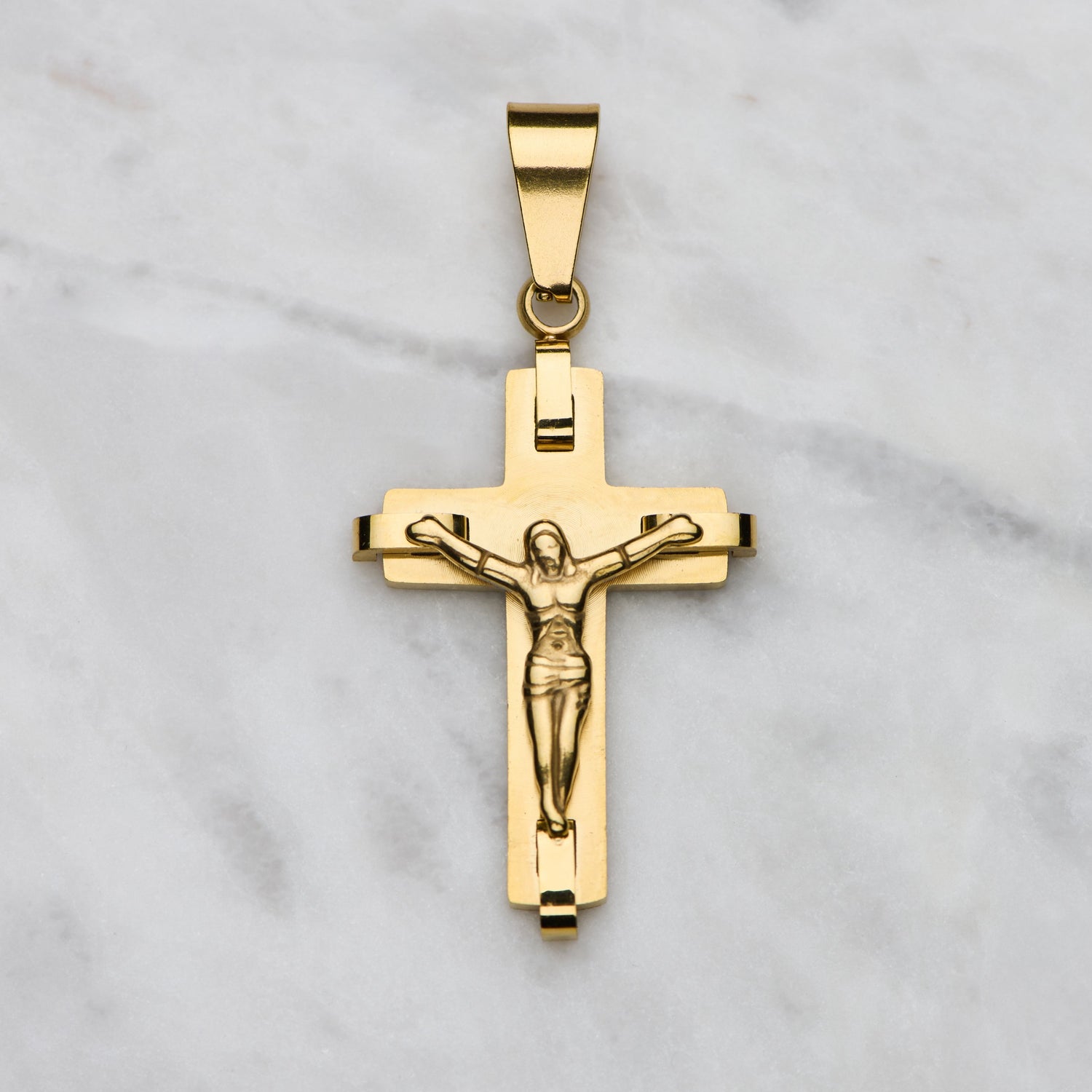 Crucifix - Gold  Waverley jewellery | Australia
