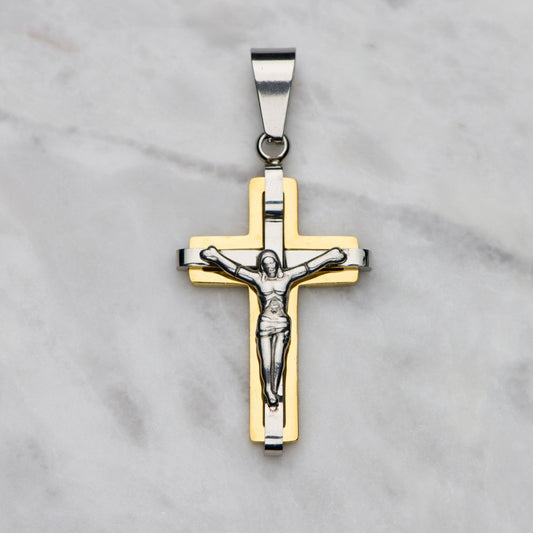Crucifix - Gold/Silver