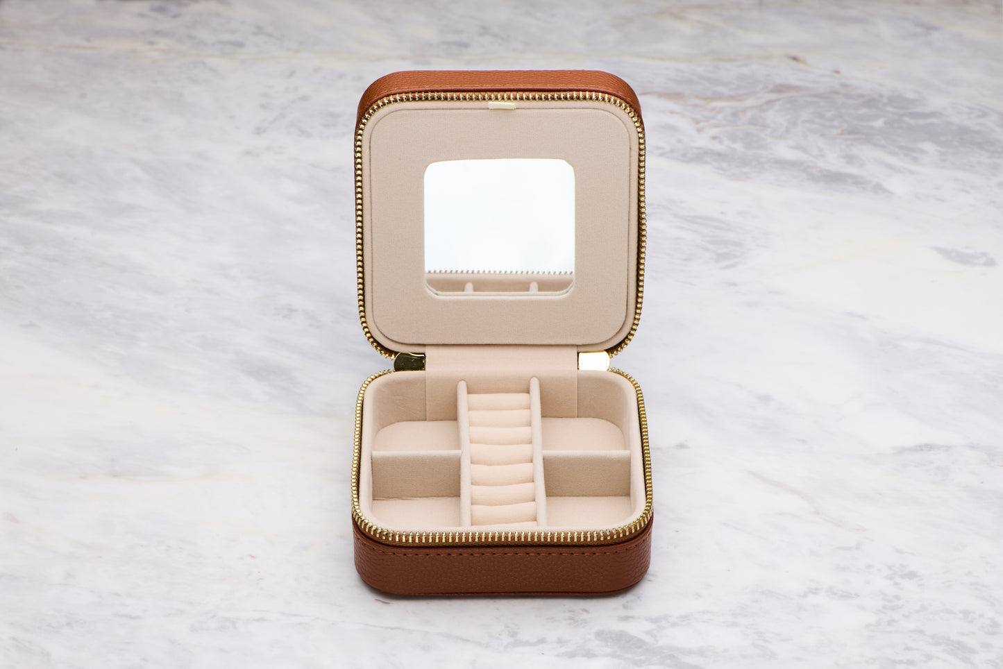 Jewellery Travel Box for rings and double bay