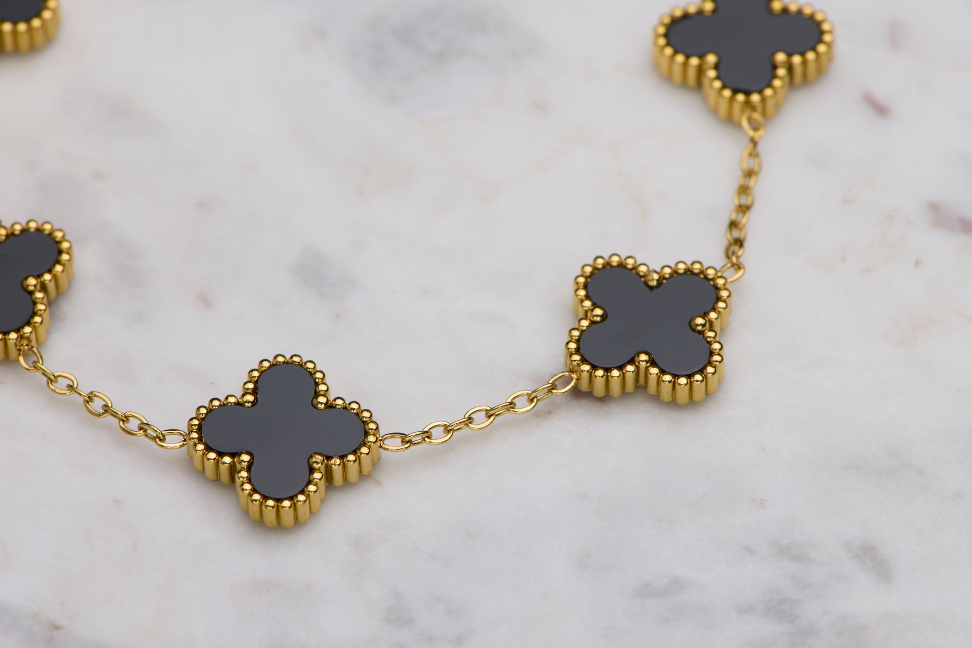 Waverley Clover - Gold & Black | Waverley jewellery