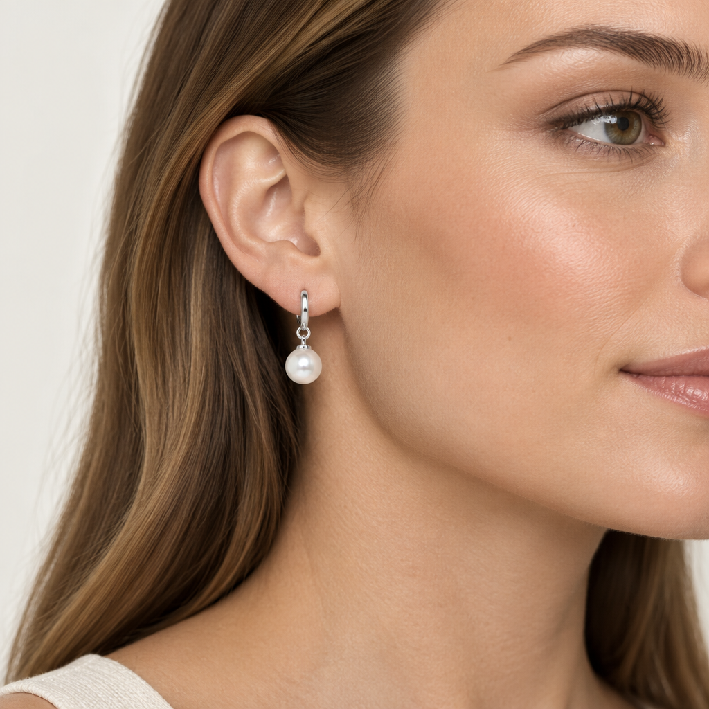 Drop Pearl - Silver model close-up
